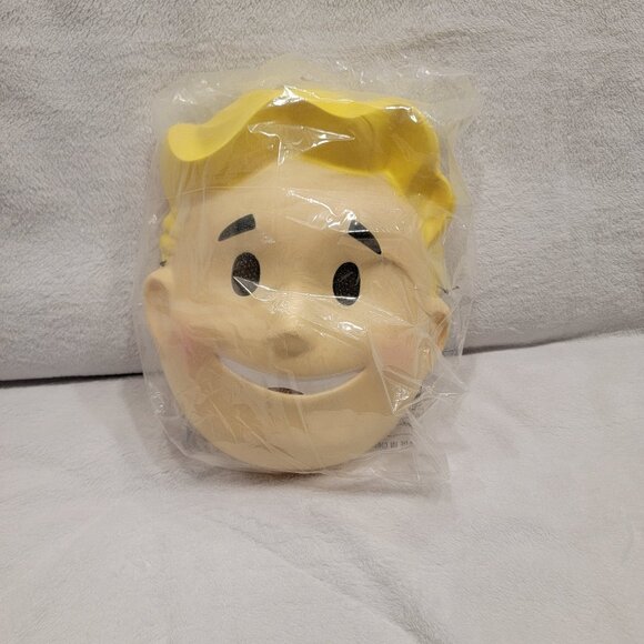 Fallout 4 Vault Boy Face Mask Costume Cosplay Bethesda - Picture 1 of 3